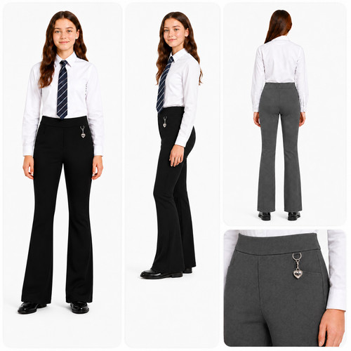 Girls school uniform bootleg - girls,