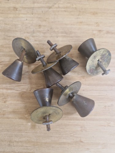 Vintage brass cabinet knob - brass,