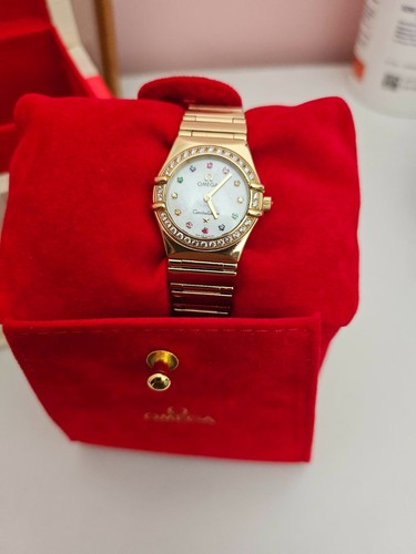 18ct gold omega constellation - gold,