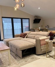 Capri Sofabed Storage Beige