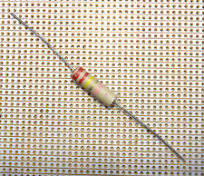 220K OHM 1W ERIE TYPE 8 HIGH STABILITY CARBON RESISTOR 5% VINTAGE 220KR