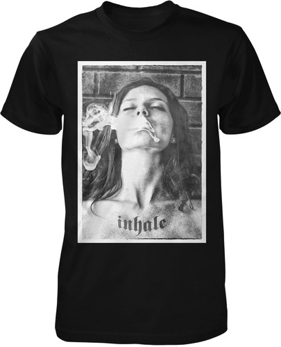 Inhale shirt smoking smoke - smoking,