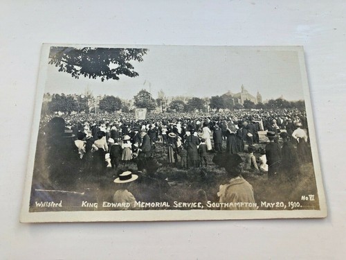 1910 photo type postcard - ., king