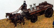 Horse drawn delivery trolley - drawn,