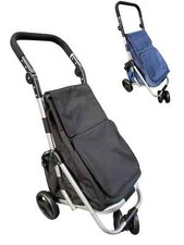 LARGE 4 WHEEL SHOPPING TROLLEY