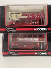 Corgi OOC OM46302 & OM46303 Routemaster London Transport Arriva Open Top