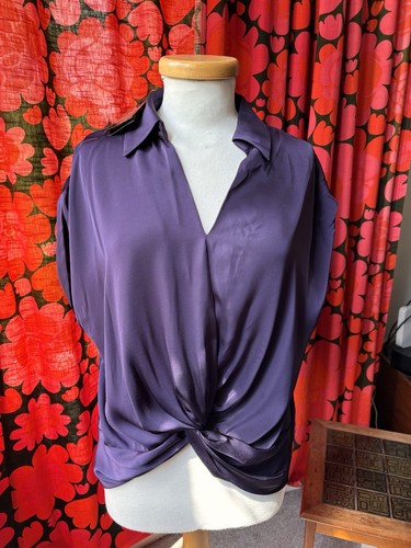 Biba purple twist - twist, hem