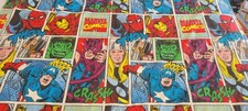Pair Marvel Comics Curtains