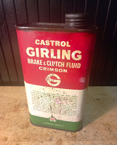 Vintage castrol girling - girling, brake