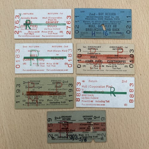 Railway tickets - x., railway.