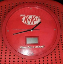 Nestle Kit Kat Wall Clock Digital & Analogue -Read Description-