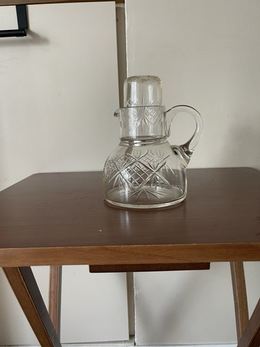 Vintage bedside carafe with - bedside,