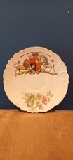 Vintage china saucer from Queen Victoria's Diamond Jubilee in 1897