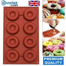 SILICONE DOUGHNUT MOLD DONUT CHOCOLATE MUFFIN BAKING MOULD KITCHEN CAKE ICE TRAY