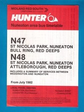 Bus Timetable - Midland Red