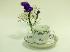 Herend Hungary Duo Blue Garland 1707/PBG Tea Cup & Saucer
