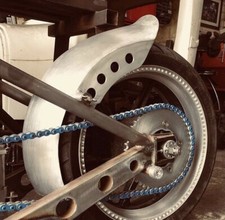 Aluminium Duck Tail Fender. Chop Chopper Bobber Streetbike Hardtail Custom