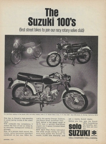 1967 suzuki motorcycle - 1967,