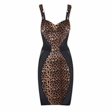 AGENT PROVOCATEUR BESSIE LEOPARD DRESS SIZE  UK 10 MEDIUM BNWT 