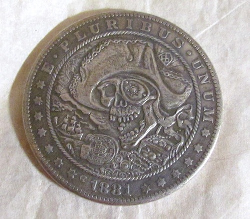 Pirate skull hobo coin token - hobo,