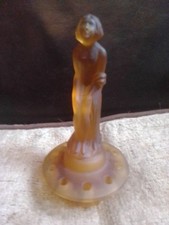 Art Deco Nude Lady In Amber