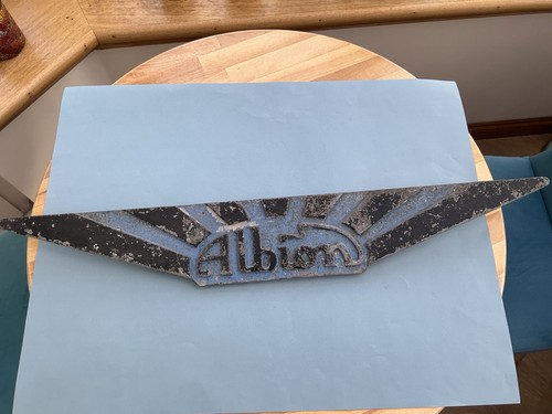 Vintage grill badge for albion - badge,