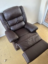 Brown Leather Recliner