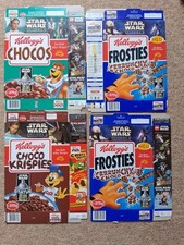 Kelloggs Cereal Packets.  French Star Wars.
