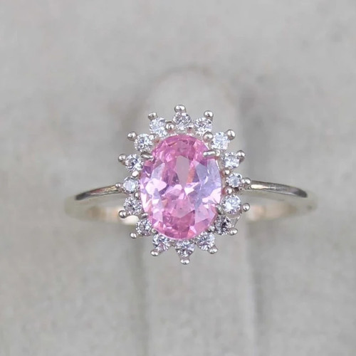 00ct oval cut - cut, pink