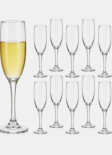 Clear plastic champagne - clear,
