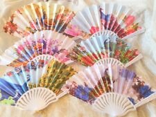 Joblot 36 pcs folding fans peacock design hand held  wedding favour lot 28