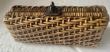 Vintage Wicker Clutch Bag 10