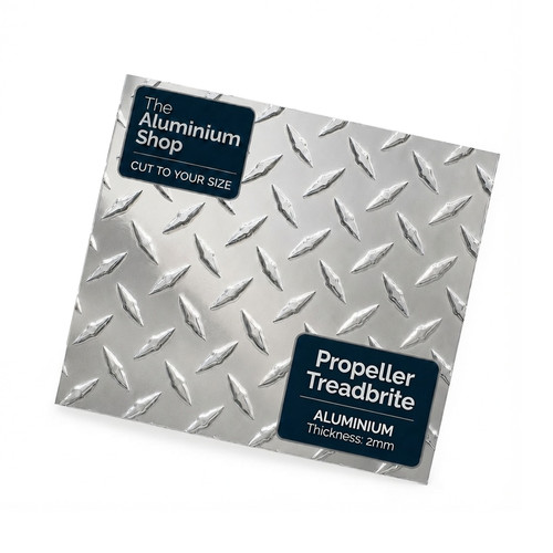 Aluminium diamond checker - aluminium,