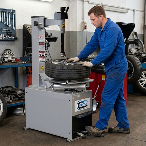 Tyre changer wheel changing - tyre,