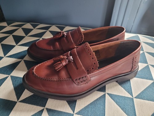 Oasis bunny leather - leather, brogue