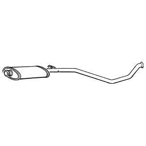 Klarius centre exhaust pipe - centre, &
