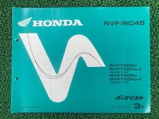 RVF750 Parts List 3rd Edition
