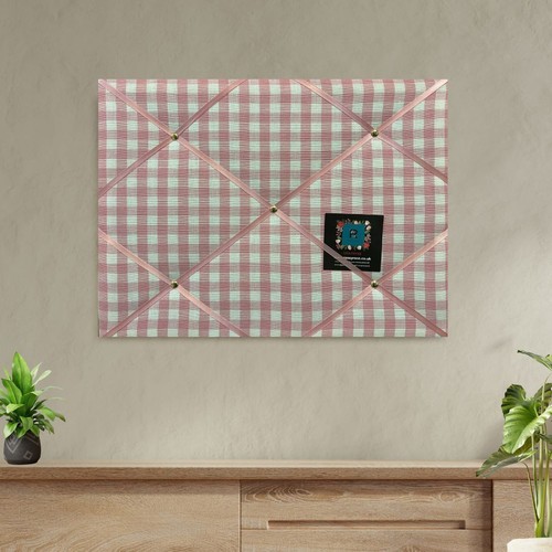 Handcrafted fabric notice pin - notice,