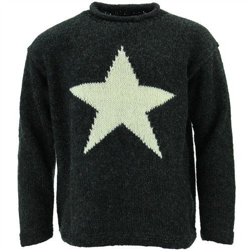 Chunky wool knit star - knit,