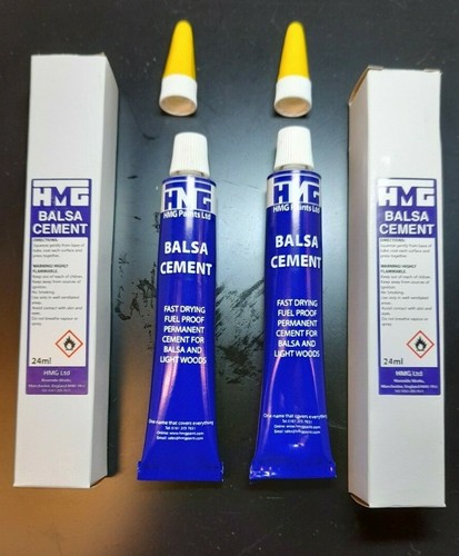 Hmg balsa cement model - hmg,