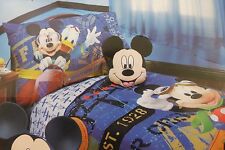 4 pc Disney Mickey Mouse Clubhouse Micky Flight Academy Toddler Bed Set NIP