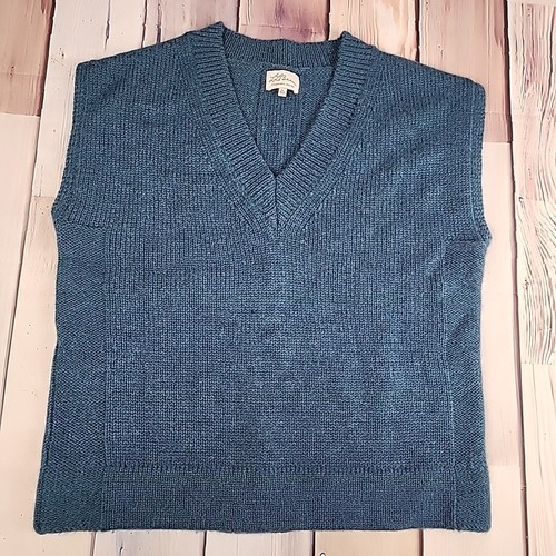 Vtg bean men sweater vest - men,
