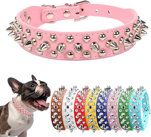Spiked dog collars studded - dog,