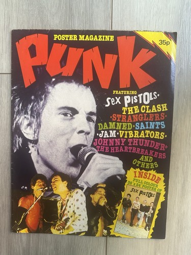 Punk poster magazine original - magazine,