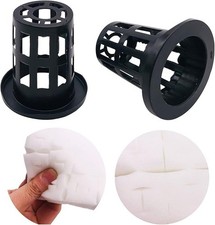BIPY 96pcs Hydroponic Planting Net Pot Cups with Sponge Plastic Mesh Pot Basket
