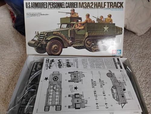 Tamiya m3a2 half track kit - tamiya,