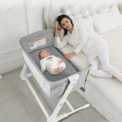 Baby bedside cot - with, washable