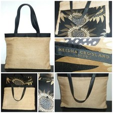 NEISHA CROSLAND LONDON HANDMADE BESPOKE BAG W SILK ENVELOPE - NEW AND UNUSED