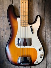 2011 Fender American Vintage '57' Precision Bass in Sunburst finish & case