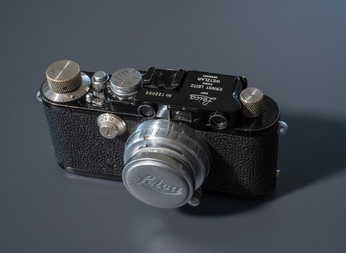 Leica iii black paint nickel - black,